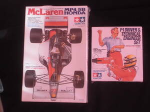 マクラーレン　ホンダ　MP4/5B McLaren Honda　MP4/5B　ドライバーとエンジニア　セット　1/20 タミヤ　未開封
