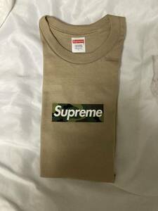 Supreme Box Logo Tee Khaki L 送料無料 ボックスロゴ シュプリーム