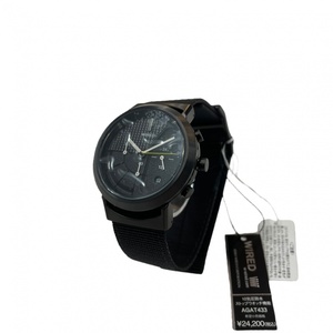 Seiko Seiko Wired Wired WW WW двух -даб кварцевые часы аналоговый 10 воздушного давления водонепроницаемое нейлоновое ремень Тип 03 Dimension Agat433 Black