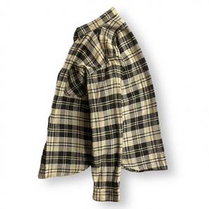 SUGAR CANE シュガーケーン SOFT TWILL CHECK L/S WORK SHIRT 長袖 チェック ワーク シャツ SC26710 ネルシャツ XL ホワイト×ブラウン系の画像7