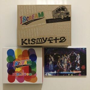 B23541　◆セル版中古BD　CONCERT TOUR 2016 I SCREAM (Blu-ray盤3枚組)(初回封入特典：フォトカード8枚入)　Kis-My-Ft2