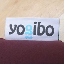 yogibo Support ヨギボーサポート ビーズクッション 肘掛け 肘置き パープル 1人用ソファ KK12619 中古ソファ_画像7