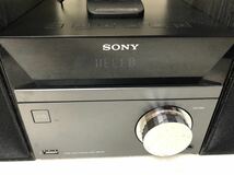 SONY HCD-SBT40 14年製 ソニー オーディオ CMT-SBT40 スピーカー セット リモコン FM AM受信アンテナ ソニー システムコンポ ミニコンポ_画像2