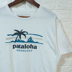 【ハワイ限定】patagonia パタゴニア pataloha パタロハ HONOLULU ホノルル Tシャツ Mサイズ ホワイト logo t-shirt tee hawaii