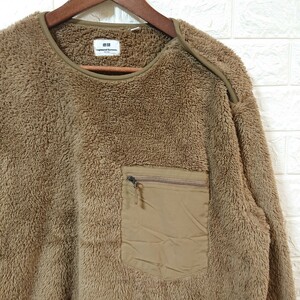 【良品】UNIQLO × ENGINEERED GARMENTS ユニクロ×エンジニアードガーメンツ パイル プルオーバー フリース XLサイズ pull over fleece