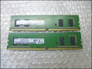 SAMSUNG サムスン デスクトップ用 メモリ 4GB×2 1R×16 PC4-2666V-UC0-11