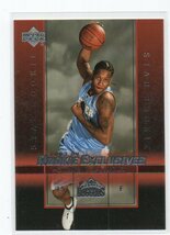 Carmelo Anthony/カーメロアンソニー 2003-04 Upper Deck MVP レギュラー&シルバーパラレル & Rookie Exclusives ルーキーカード3枚セット_画像7