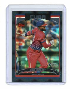 2023 TOPPS WORLD BASEBALL CLASSIC [LUIS ROBERT] 2006 TOPPS Black Defractor Card 07/10 (ブラックパラレルカード) CUBA WBC