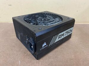 *[ present condition goods ] Corsair PC power supply RM750x RPS0109 CP-9020179 80PLUS GOLD 750W full plug-in electrification verification only (1)