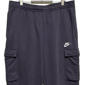 NIKE クラブ カーゴ パンツ（XXL）2XL 紫 ナイキ NSW ジョガー スウェット テーパード 裾リブ ロンパン 裏起毛 フリースの画像2