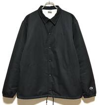 Champion ボア コーチ ジャケット（XL）黒 チャンピオン アウター シェルパ 冬用 メンズ_画像1