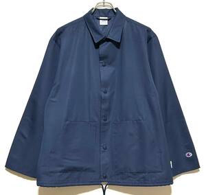 [ beautiful goods ]Champion × Mt Design 3776 coach jacket (M) navy Champion mount design special order collaboration lining none thin spring autumn 