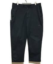 NIKE NSW ESS WVN SNKR PANTS（34：XL）黒 ナイキ エッセンシャル ウーブン パンツ クロップド テーパード 7分丈_画像1