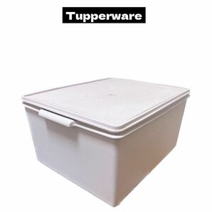 【Tupperware】ディープスーパーケース　ピンク（中古）