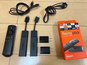 Amazon Fire TV Stick Alexa　ファイヤースティック2個セット（リモコンは1つです）中古