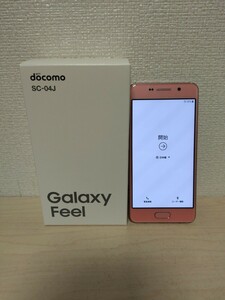 【動作品！】 Galaxy Feel SC-04J Android スマートフォン スマホ オパールピンク SAMSUNG 