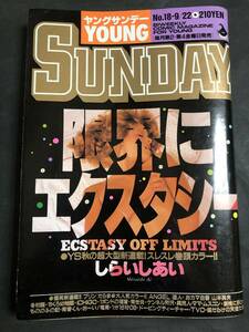 ヤングサンデー 1989 No.18 しらいしあい　限界にエクスタシー　遊人　ANGEL