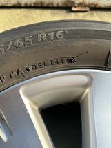 ★中古★16インチタイヤホイール4本セット 205/65R16 トヨタアルファード純正 16×6 1/2J 5穴 PCD 114.3_画像4