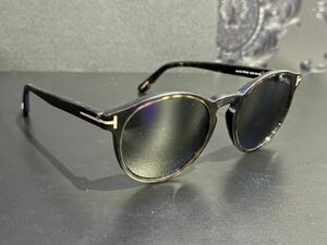 TOM FORD トムフォード サングラス 丸型 ボストン サングラス 鼈甲 べっ甲 中古品 ケース無し lan02 TF591 小物 古着 ヴィンテージ品 