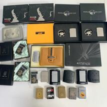 未使用含む ZIPPO ジッポー ジッポ ライター 大量 セット まとめて オイルライター ガスライター 景品 車 ルパン ガンダム 北斗の拳_画像1