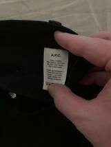 新品同様　A.P.C. PETIT NEW STANDARD APC　アーペーセー　プチニュースタンダード　ウエスト31 黒　ブラック_画像4