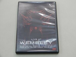 DVD　BABYMETAL　LIVE AT WEMBLEY　WORLD TOUR 2016 kicks off at THE SSE ARENA,WEMBLEY　ベビーメタル
