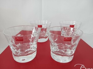 Baccarat　バカラ　グラス　ロックグラス　タンブラー　未使用　4個セット