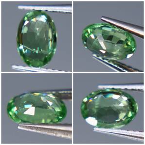 天然ミントガーネット 0.59ct UV蛍光【P41】の画像8