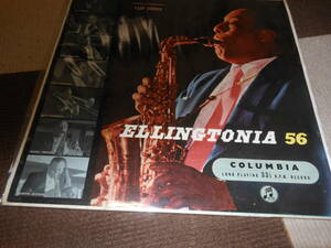 【UK MONO】JOHNNY HODGES他/ELLINGTONIA 56 COLUMBIA 33CX10055 COAT/FLIP BACK/白ラベル 貴重な英国盤