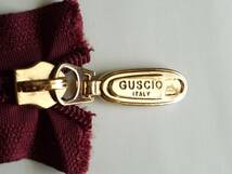 9)のファスナー(GUSCIO Italy 金色)