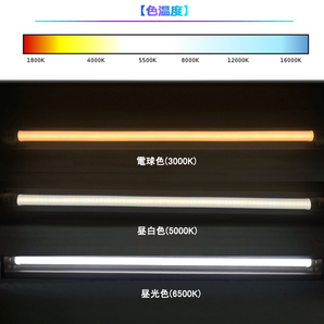 新品5本1セット高輝度LED48チップ/直管型LED蛍光灯G13/15W形44cm対応品/1000LM昼光色6500k/180°発光グロー式工事不要/ 1年保証の画像3