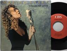 【蘭7】 MARIAH CAREY マライア・キャリー / VISION OF LOVE / B面3曲メドレー 1990 オランダ盤 7インチレコード EP 45 歌姫 試聴済 _画像1