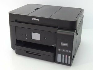 ■※ 【書類の印刷やコピーに!】 EPSON インクジェット複合機 プリント/コピー/FAX EW-670FT 印字枚数69691枚A4 印字確認