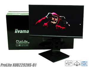 ◇〇 【眩しくない 映画に最適!!】 iiyama フルHD対応21.5型 ProLite XUB2292HS-B1 HDMI対応 スピーカー内蔵 美品です!