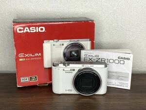 Y197 【元箱・説明書付き】カシオ CASIO HIGH SPEED EXILIM EX-ZR1000 4.24-53.0mm F3.0-5.9 コンデジ digital still camera