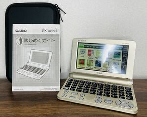 【はじめてガイド・ケース付き】ココチモ限定モデル カシオ CASIO EX-word エクスワード XD-SK6830 電子辞書 あいうえお順配列キーボード