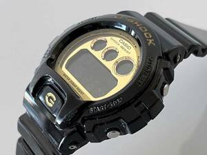 【G-SHOCK】カシオ DW-6900CB-1 クレージーカラーズ ☆ブラック×ゴールド☆ USED