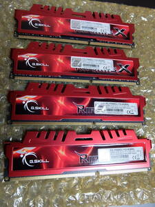 DDR3-2133 4GB 4枚 (RipjawsX F3-17000CL11D-8GBXL)