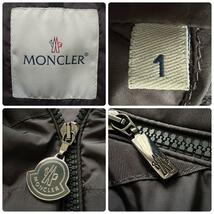 1円〜 【極美品 希少】MONCLER モンクレール シャルミーユ CHARMILLE ダウンコート ラビットファーコート 0 Sサイズ ブラック ロング丈 _画像7