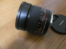 美品　サムヤン　キャノン用レンズ　動作品　1.4/85mm AS IF UMC_画像6