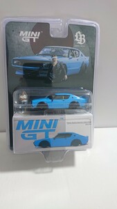 東京オートサロン 2024 限定 MINI GT リバティーウォーク LBWK Liberty Walk スカイライン ケンメリ BabyBlue MGT00653-LB グラチャン 1/64