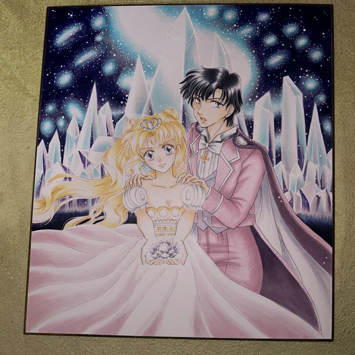 Pretty Guardian Sailor Moon Doujin Illustration dessinée à la main King Endymion & Neo Queen Serenity Partie 2, des bandes dessinées, produits d'anime, illustration dessinée à la main
