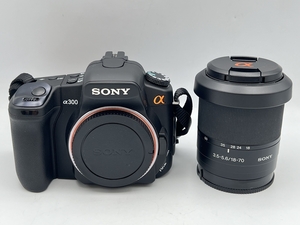 i161KI ソニー SONY α300＋DT 18-70mm F3.5-5.6 レンズキット DSLR-A300K 1020万画素 デジタル一眼レフカメラ