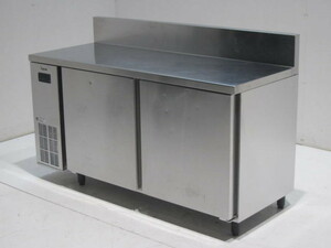  Fuji Mac refrigeration cold table (BG attaching ) FRT-1560K used 1 months guarantee 2014 year made single phase 100V width 1500x depth 600 kitchen [ Mugen . Tokyo Machida shop ]