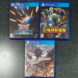 【PS4】 デジボク&地球防衛軍5&iron rain 3本セット