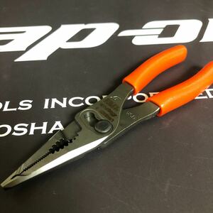 新品　新型　大人気　大ヒット　スナップオン ロングノーズプライヤー　LN46ACF Snap-on オレンジ