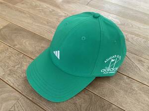 ★ADIDAS GOLF アディダス PLAY GREEN フラッグロゴ キャップ グリーン★