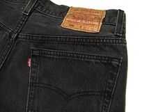 米国製 501 褪色黒 w32 (81x70位) 501-0660 ブラック Levi’s リーバイス 1994年10月製_画像7