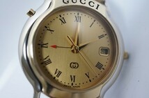 1円～ GUCCI【グッチ GMT機能付き 8200M】メンズ_画像3