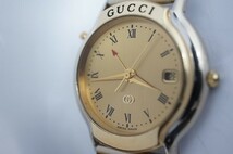 1円～ GUCCI【グッチ GMT機能付き 8200M】メンズ_画像2